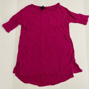 Agnes & Dora mauve mid sleeve top. Small